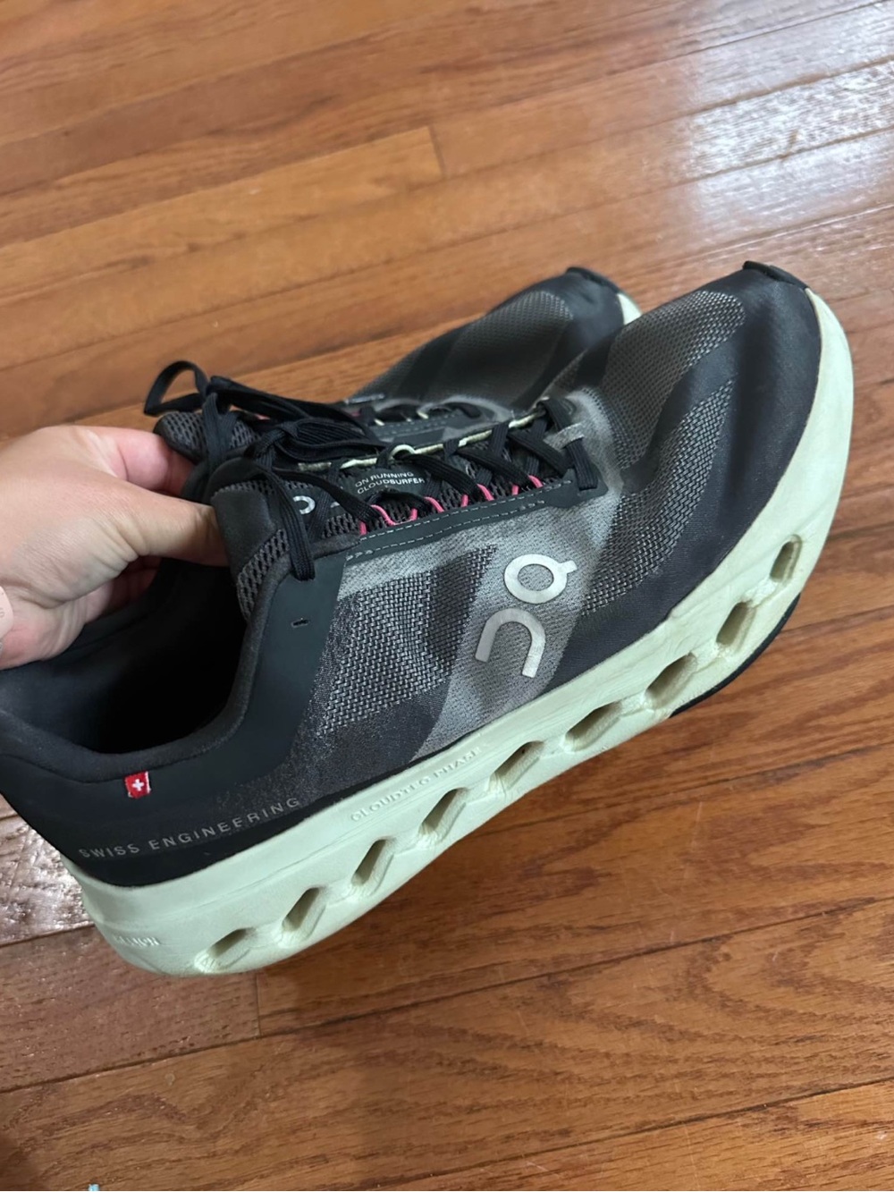 Black Men’s On CloudSurfer Next Shoes size 11.5